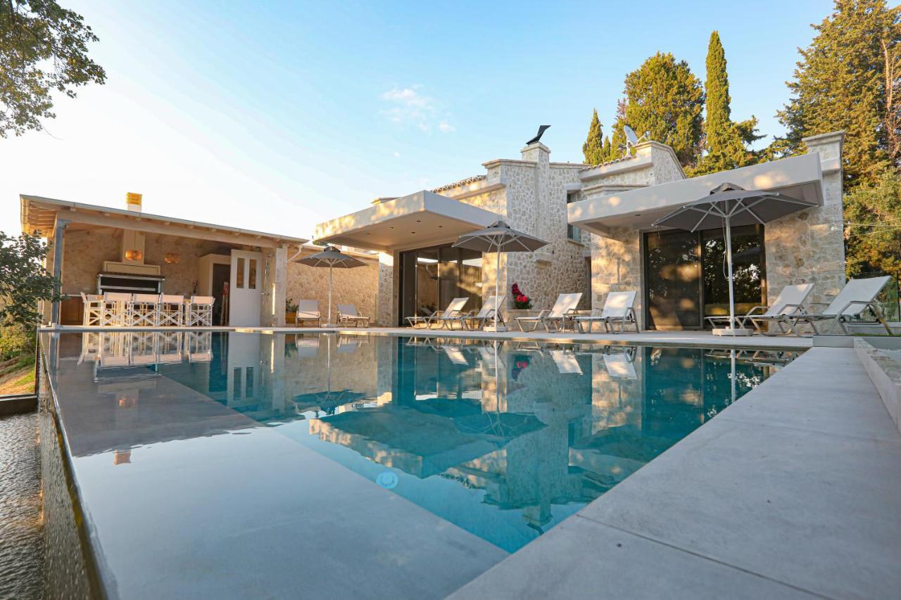 My Mediterranean Corfu Luxury Villa With Private Swimming Pool Kontokali Exterior photo