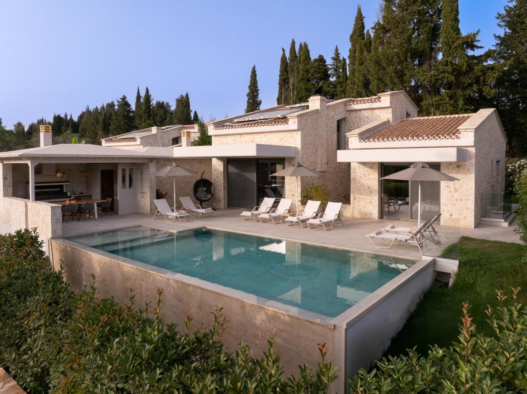 My Mediterranean Corfu Luxury Villa With Private Swimming Pool Kontokali Exterior photo